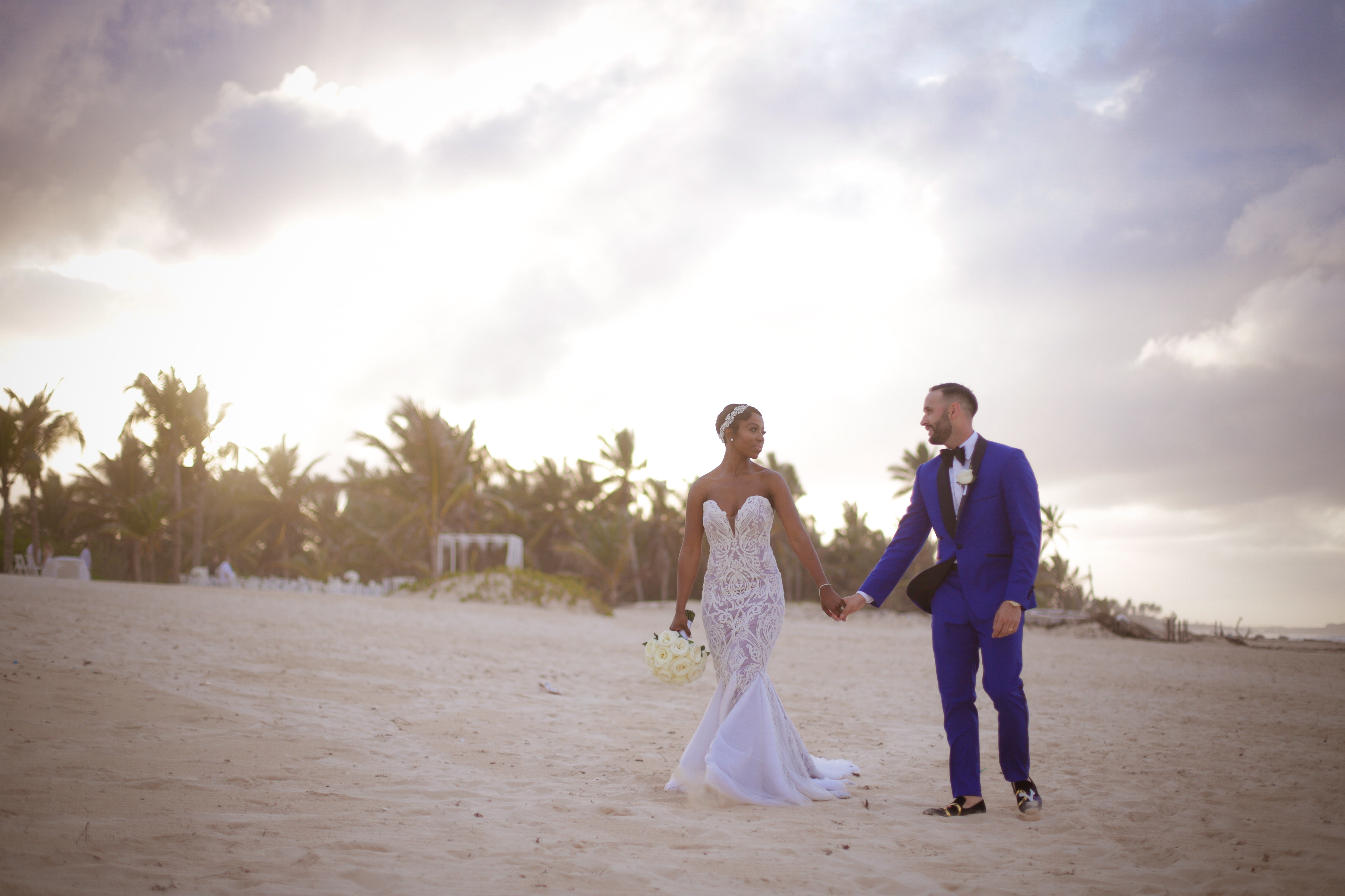 Bridal Bliss: Antonio And Alexis Brought Chic To The Beach For Their Gorgeous Wedding Day
